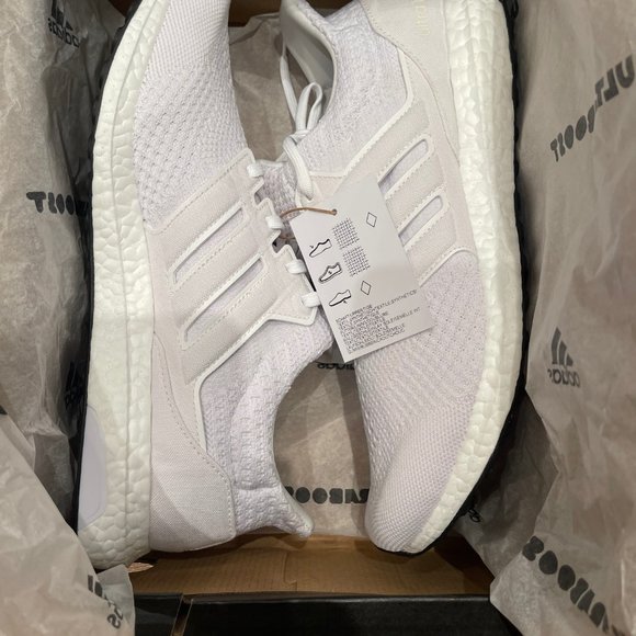 Adidas White Ultraboost 5.0 DNA Shoes - Size US 10 - Picture 1 of 6